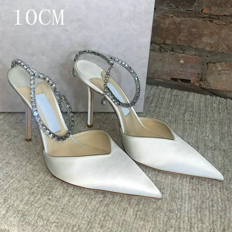 White 10CM Heel