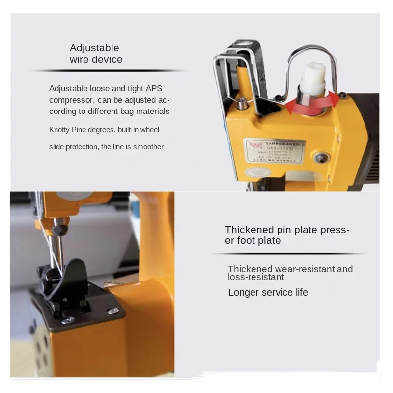 36V rechargeable sewing machine portable small lithium battery woven bag rice bag snake skin bag sealing machine tools 4