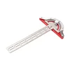 Woodworkers Edge Ruler Stainless Steel Protractor Angle Angle Precision Carpenter Measuring Tool 6