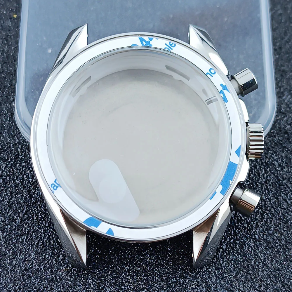 Men's Metal Watch Case - 39.7mm, 20mm Strap Compatible, Watch Accessories & Parts with Box