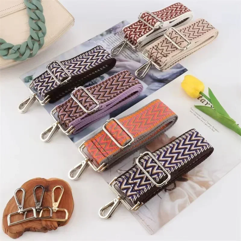 

New Widened 5cm W-shaped Bag With Shoulder Strap, Adjustable Crossbody Strap, Versatile Replacement Accessory Strap