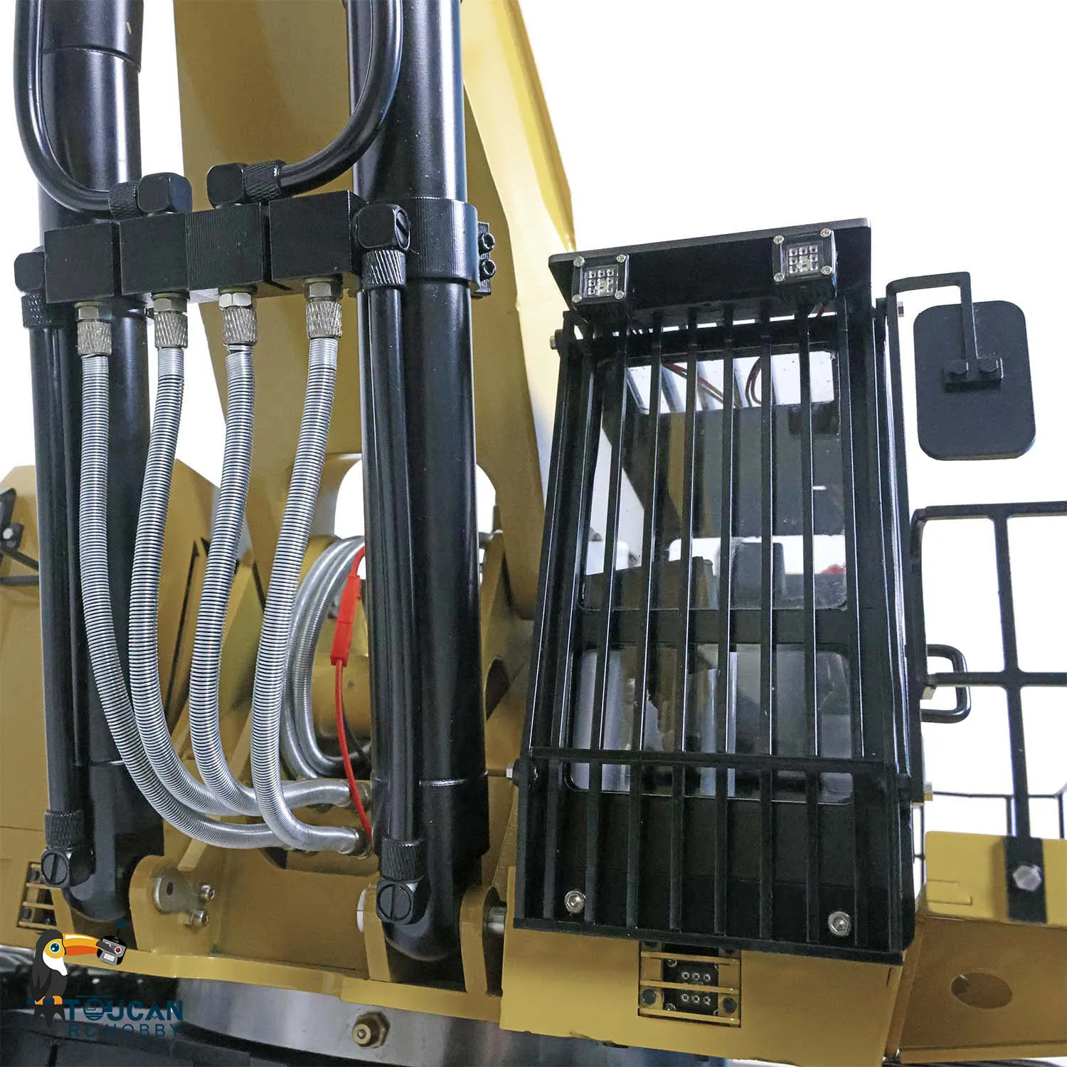 Toys 6015B 1/14 RC Hydraulic Metal Excavator Heavy Duty PL18Lite Remote Control Construction Digger Light Sound Model THZH1546 5