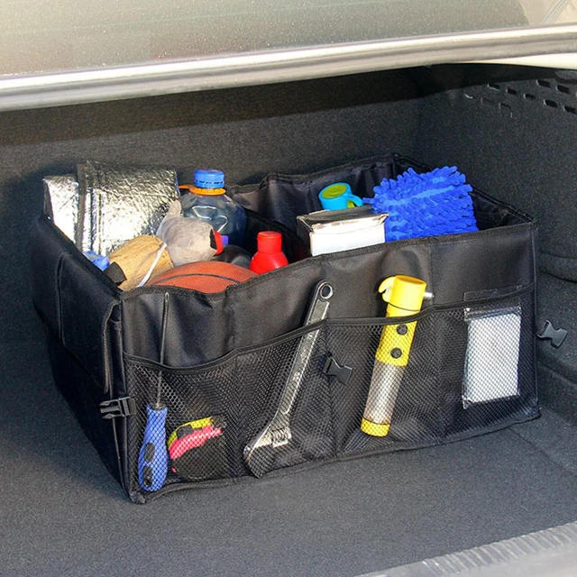 600D Oxford Auto Car Organizer Car Storage Bin Expandable for SUV Truck -  AliExpress