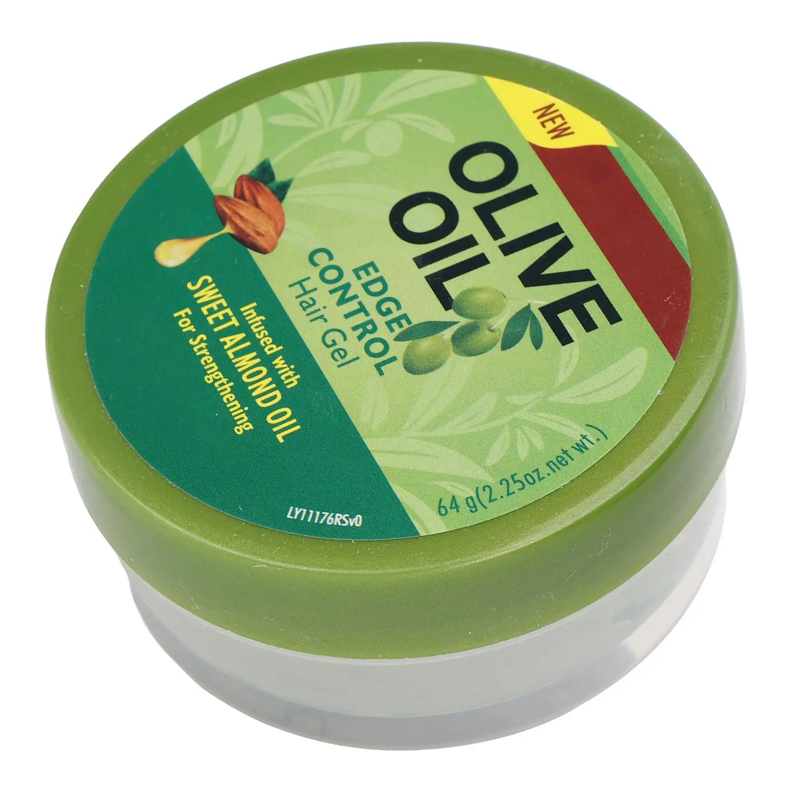 64g Men's Hair Wax Gel with Olive Oil-Long Lasting Styling Cream, Non-Irritant Pomade for Perfect Hair Control