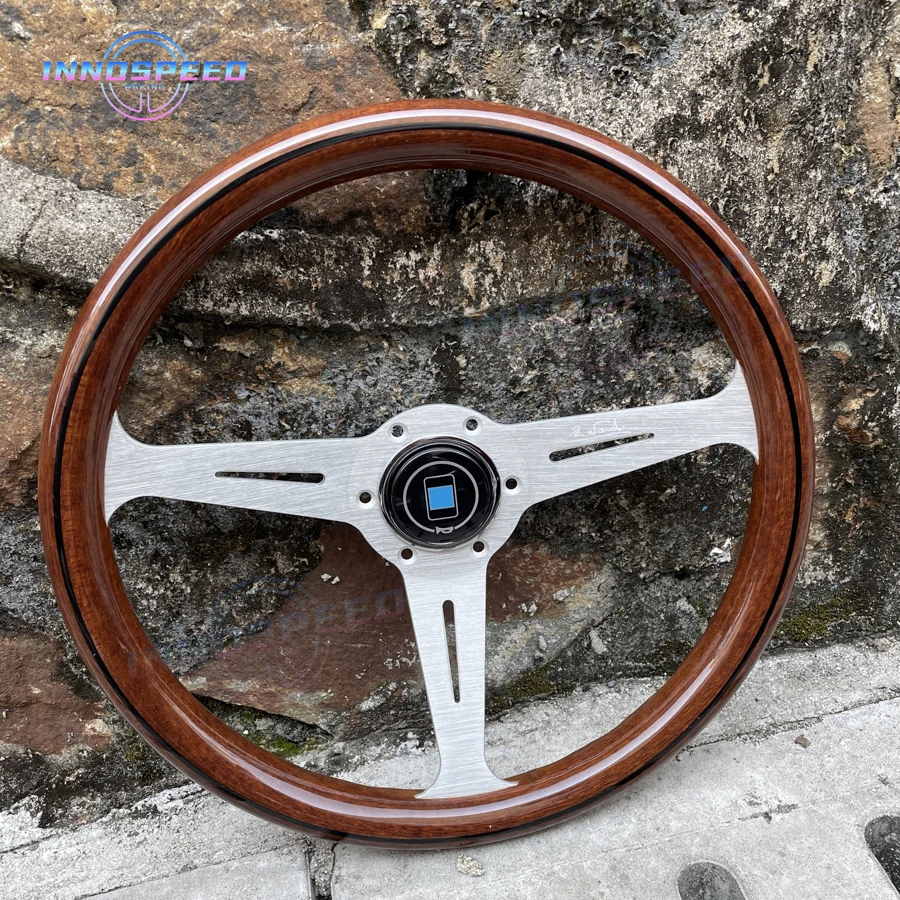 14 インチ 358 ミリメートルクラシックウッドステアリングホイール