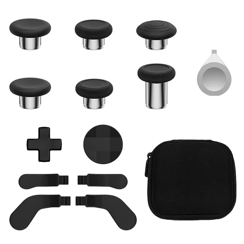 FOR Xbox One Elite Series 2 Controller Accessories Kit Metal D-Pad Trigger Paddles Repair set Gamepad Thumb Stick Grips