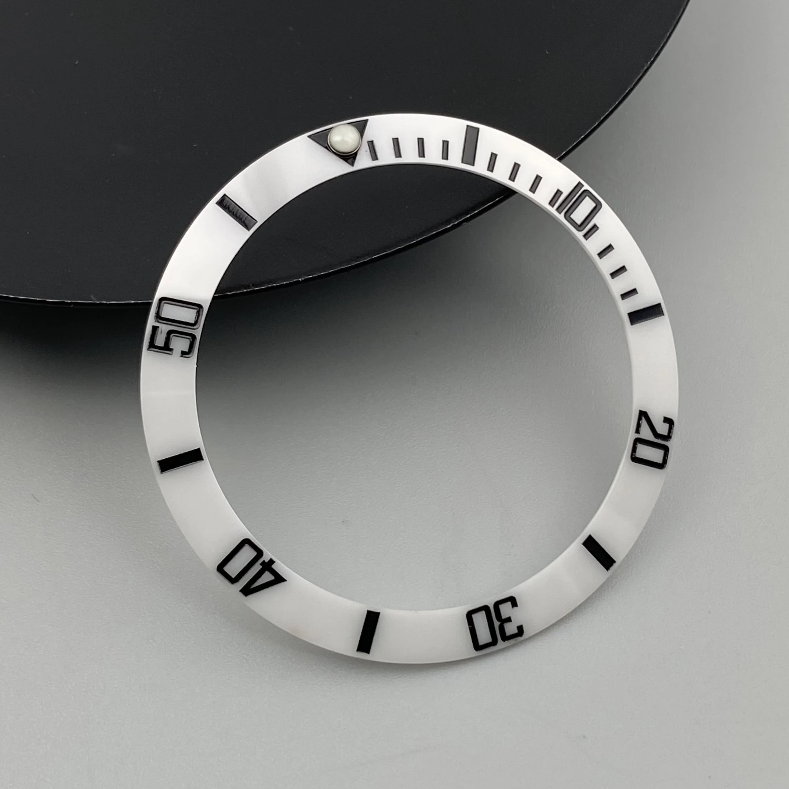 Ceramic & Aluminum Bezel GMT Diving Watch Insert for 40mm Watch Case Replacement