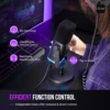 FIFINE USB/XLR Dynamic Microphone with RGB Control/Headphone jack/Mute,MIC for PC Gaming Recording Streaming AmpliGame-AM8 5