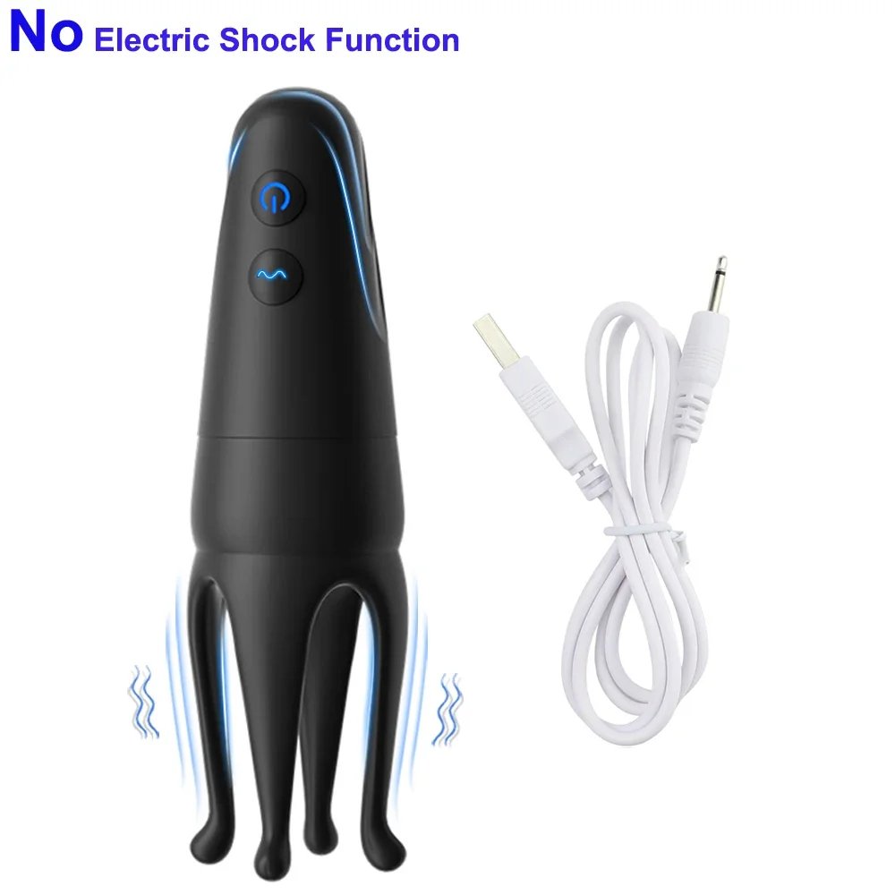 WinkWinkey Penis Trainer Shock Vibe 10 Modes 360°Wrapped Rechargeable Men’s Adult Toy
