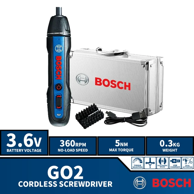 Bosch Mini Screwdriver | Bosch Go Screwdriver - Go2 Cordless Aliexpress