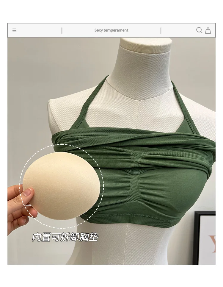 Women Seamless Sports Vest Sexy Yoga Tank Top Fitness Top for Gym Cross Straps Camisole Bra Running sports bra womens bras sports underwear gym top gym tank top womens camisole top sports tank top women undershirt