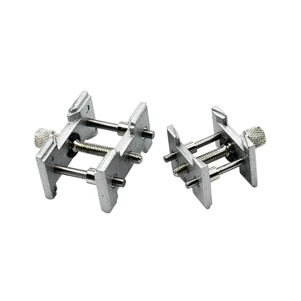 Multifunctional Universal Watch Movement Holder Fixed Base 2in1 Watches Case Clamp Repair Tools For Watchmaker 2pcs