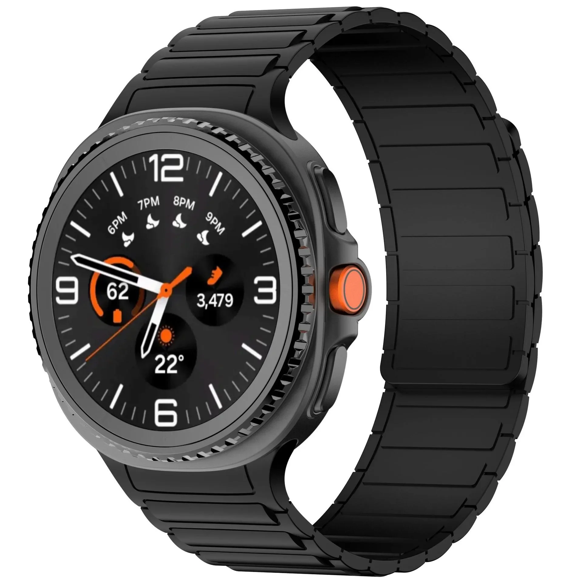 Seamless Magnetic Silicone Loop Strap - Premium Watch Accessory