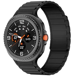 Seamless Magnetic Silicone Loop Strap - Premium Watch Accessory - Galaxy 8Classic 46mm (Black)