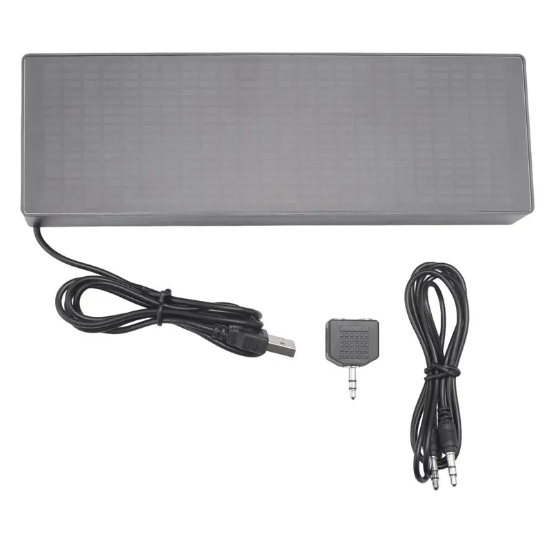 고품질 컬러 LED 음악 스펙트럼 전자시계 1624RGB 폴라 분위기 램프 레벨 표시기 (음성+유선 제어)
