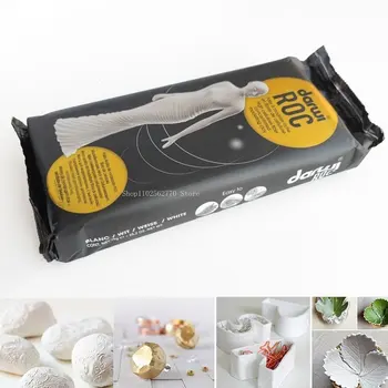 벨기에 스톤 파우더 클레이 DIY 수제 스톤 플라스틱 공기 건조 BJD 피규어, 지구 조각 냉장고 스티커, 인형 인공물, 1kg