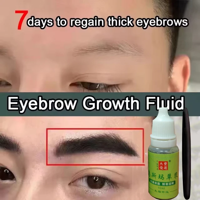 Liquide de croissance des sourcils, cheveux rapides, plus longs, plus épais, sérum d'herbe Usma, produit de traitement contre la perte de cheveux, prévention de la calvitie, maquillage, nouveau 1