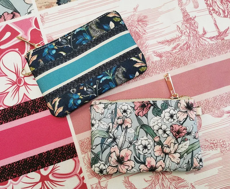 Coin Purse Women Wallet Card Wallet Personalized Customized Letters Clutch Bag Mini Shopping Traveling Portable Zip Pocket