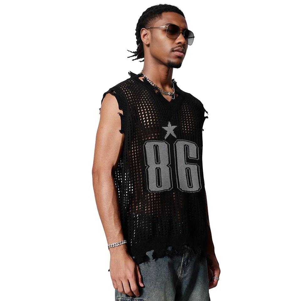 Men's Summer Fashion Breathable Knitted Vest