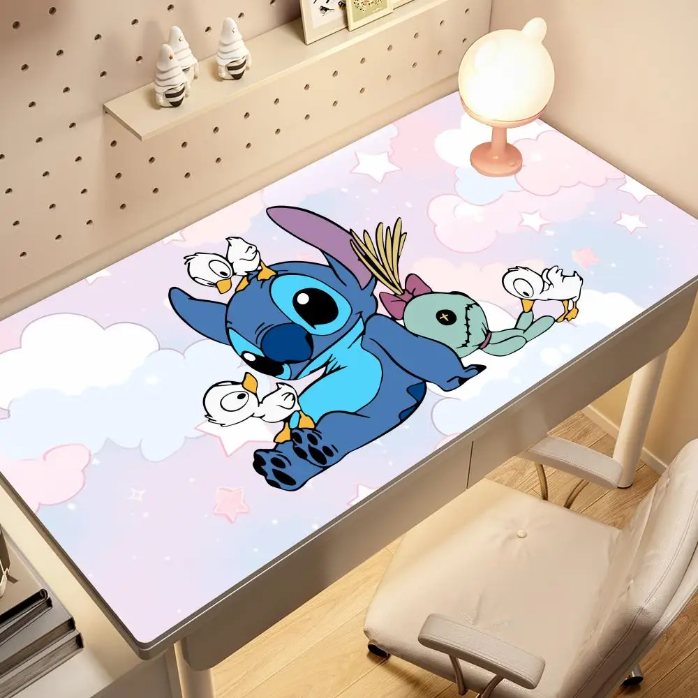 Large Kawaii Stitch Anime Mouse Pad - Non-Slip Gaming Desk Mat
