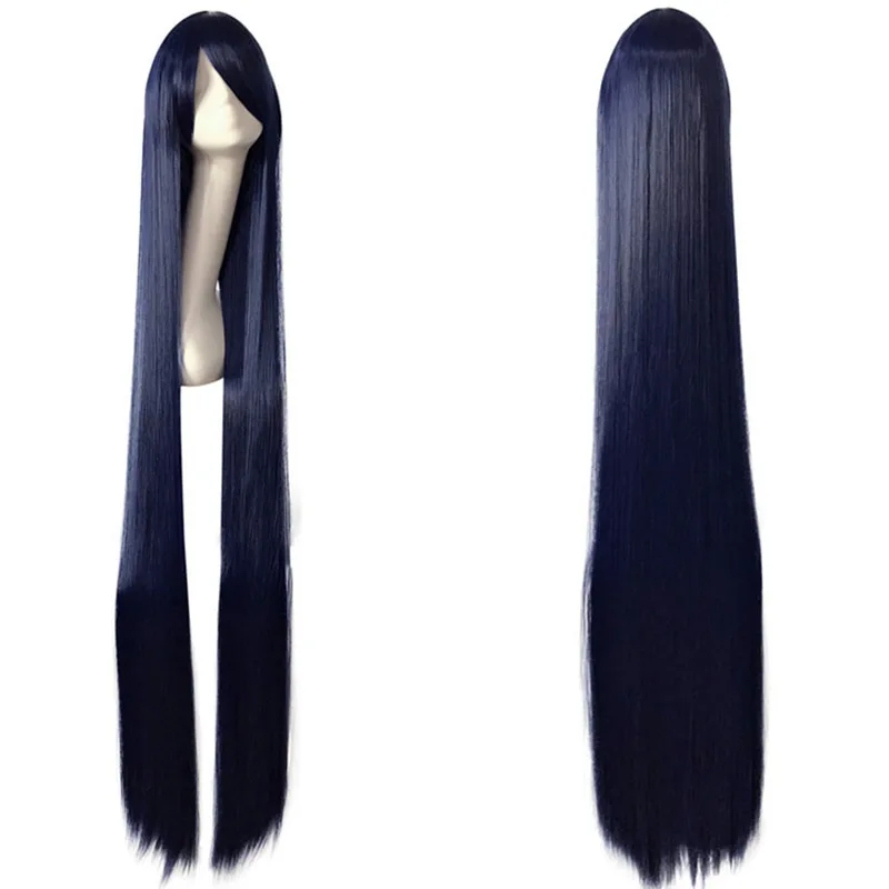Long Straight Heat Resistant Synthetic Hair Wig Women Universal Cartoon Cosplay Anime Wig Costume Party Wig