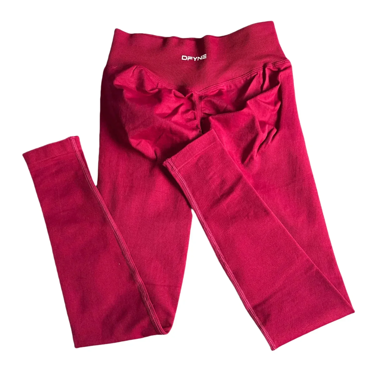 Dynamic Leggings Women Curl Up Seamless Yoga Pants High Quality Leggings Low Ribbed Fitness Pants High Stretch Fitness Tights 3