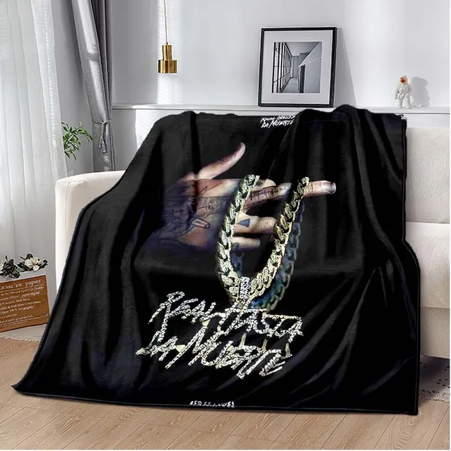 HIP HOP Rapper Anuel AA blanket,for bed room livingroom bed sofa  office,Decke,deka,couverture,deken,cobertor,frazada,tæppe,teppe - AliExpress