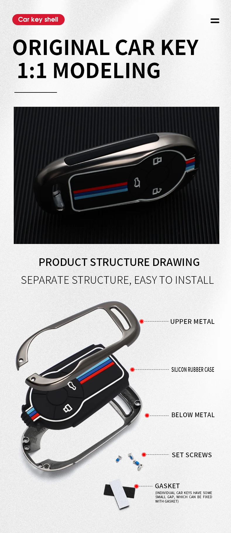 Guscio della copertura della custodia della chiave dell'auto in lega di zinco per GWM Ora R2 2020 2021 buoni accessori per gatti supporto per lo Styling dell'auto protezione del portachiavi a conchiglia 12 Guscio della copertura della custodia della chiave dell'auto in lega di zinco per GWM Ora R2 2020 2021 buoni accessori per gatti supporto per lo Styling dell'auto protezione del portachiavi a conchiglia - S4286e4adf697424a9143f9ba6d06b55dL