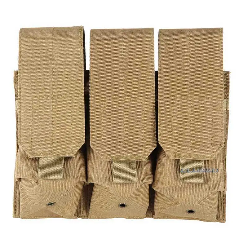 Description Picture 4 of itemTactical MOLLE Triple Magazine Pouches Double Triple Shooting Hunting Mag Pouch Wargame Paintball Mag Bag for M4 AR15 Ak47