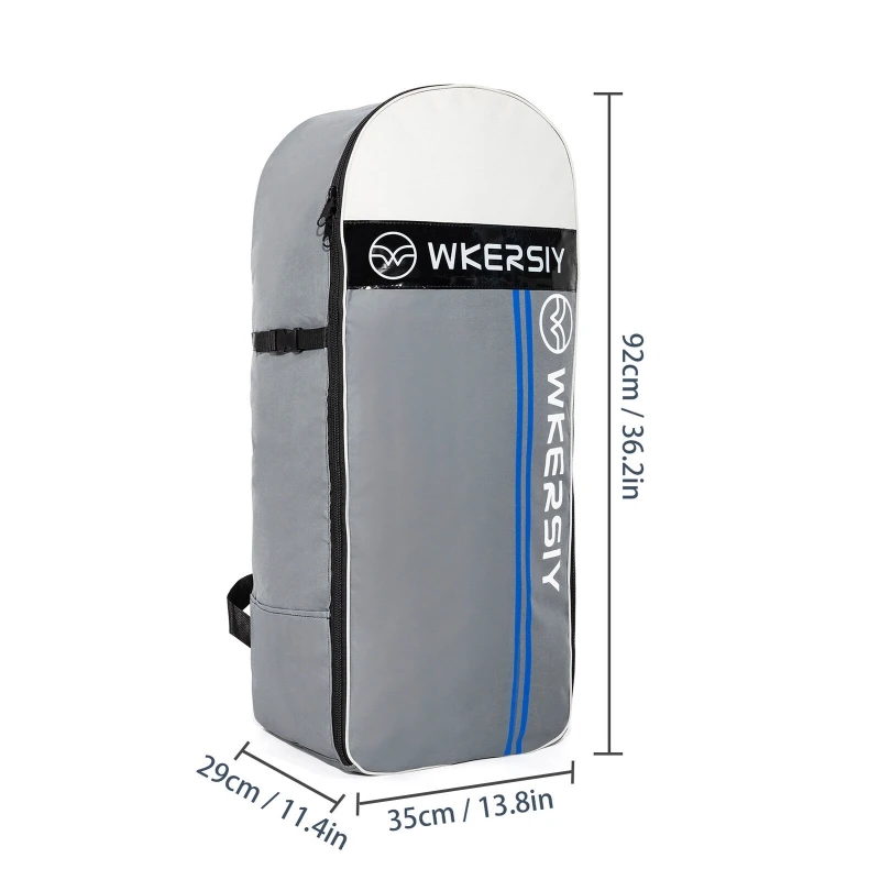 Large Inflatable Paddle Board Carrying Bag Free Diving Long Fins Backpack Double Layer Waterproof Surfing & Diving Equipment Bag