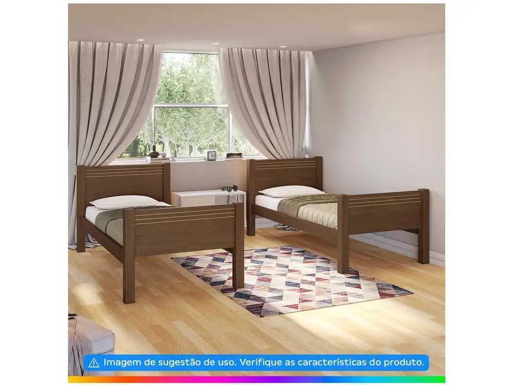 Beliche em MDF e MDP  Conquista Móveis Madri Cacau 3