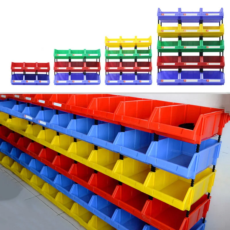 Garage Storage Bins for Spare Parts - China Plastic Storage Box, Stack Storage  Bin