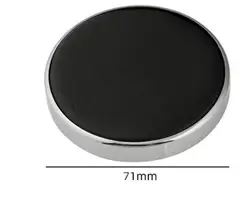 Deluxe Leather Watch Movement Holder and Protector (Black)