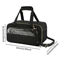 Marker Carrying Case with Divider Portable with Handle Strap Art Supply Storage Case for Marker Paint Paint Brushes for Artists 6