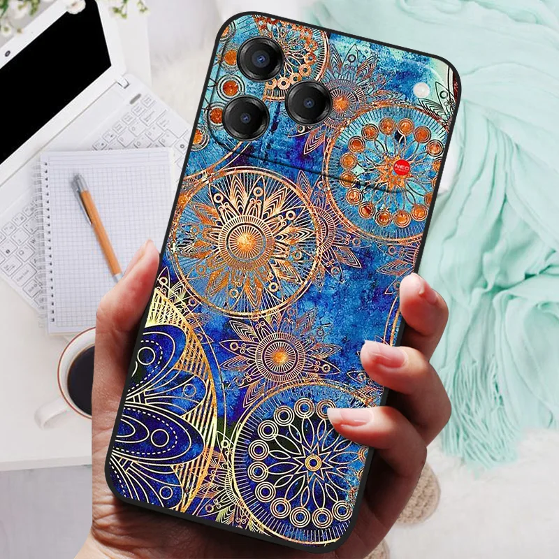 Cat Design Shockproof TPU Silicone Phone Case - Soft Protective Cover with Printing