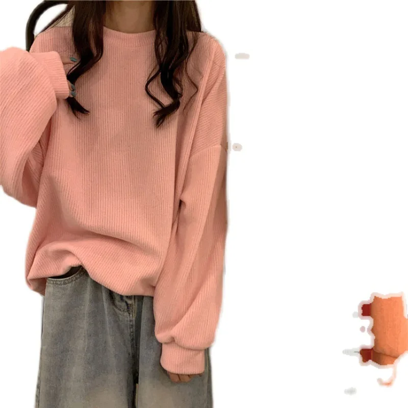 Women Autumn Sweatshirts Long Sleeve Pullover Tops