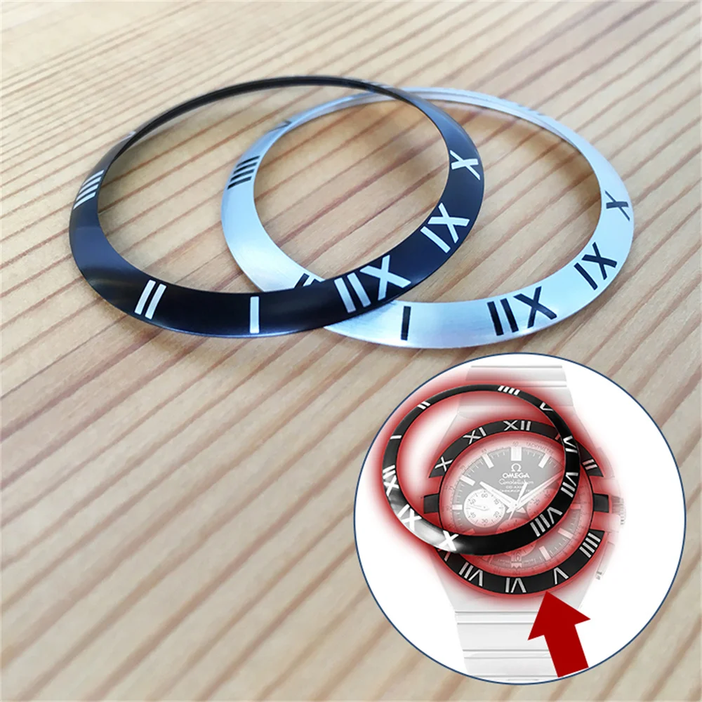 Inserti Per Lunetta Dell'Orologio Per Orologio Cronografo Coassiale Omg Ω Omega Constellation Double Eagle