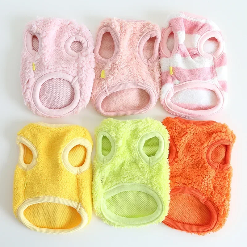 기니피그 옷 작은 동물 토끼 고양이 따뜻한 조끼, 기니피그 흰 족제비 토끼 새끼 고양이 치와와 작은 동물용 아늑한 티셔츠