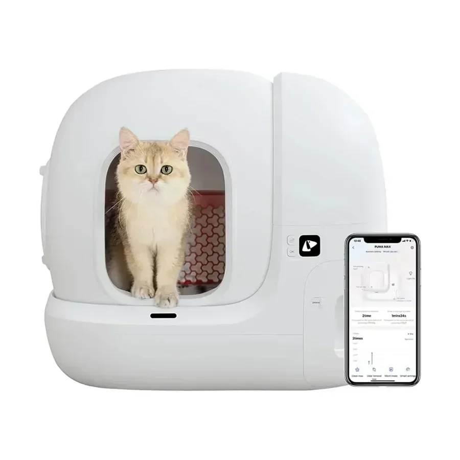 

Petkit Pura Max Pet Automatic Cat Box Self Cleaning Smart Cat Toilet Wifi Control XSecure/Odor Removal Arenero Gato