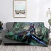 marshal  Caitlin :game Theme, Printed Flannel Throw Blanket,Perfect for Bedroom or Sofa Décor,Cozy and Warm for Winter 1
