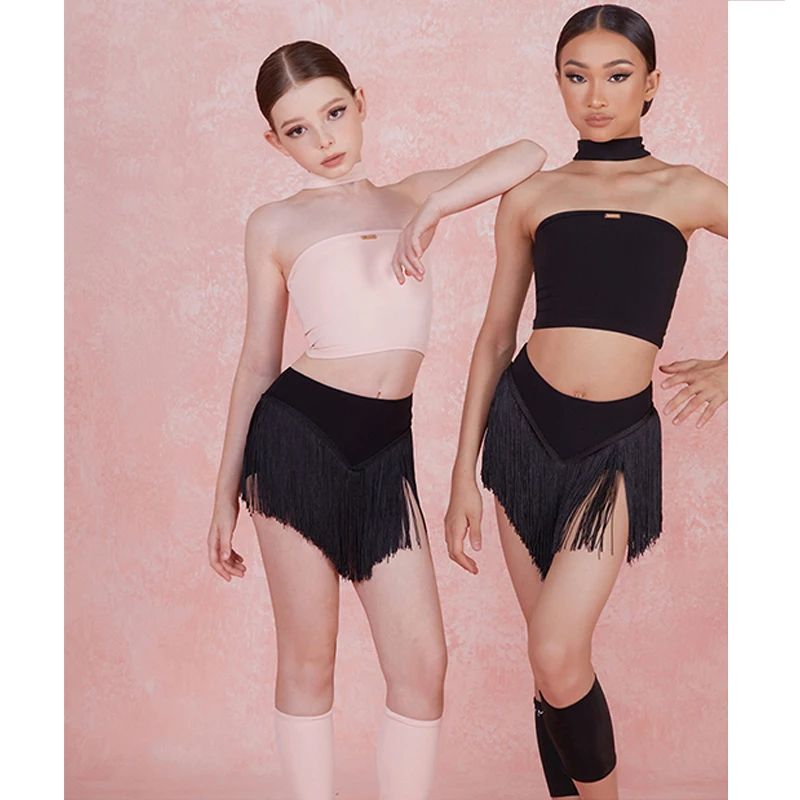 Girls Sports Leg Covers Latin Dance Clothes Accessories Cha Cha Rumba Training Leg Elastic Cover Calf Protection DNV20723