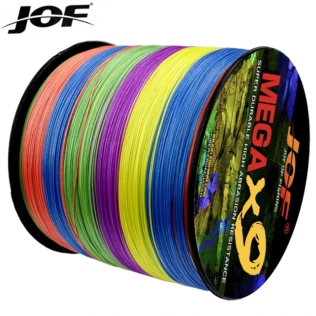JOF Raw Silk Floating Line Braided X9 4-color Fishing Line 500m 1000m  Freshwater PE Bass Trolling Maximum Resistance 9.0-45.4kg - AliExpress
