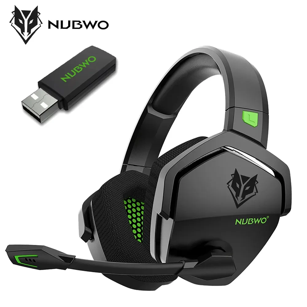Nubwo G06  Wireless Gaming Headset For Ps5 Ps4 Pc Laptop Noise  Cancelling Over Ear Wired Headphones With Mic For Games - Earphones &  Headphones - AliExpress