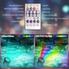 10 LED RGB Underwater Pond Lights IP68 Landscape Fountain Spotlight Bluetooth APP Control for Fish Aquarium Tank Garden Yard 6