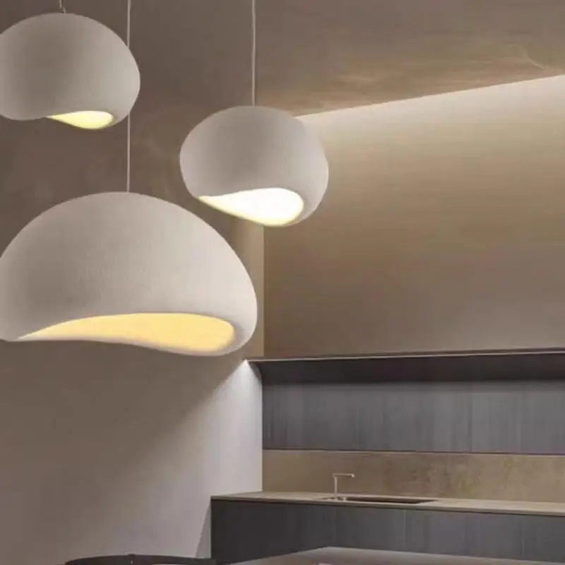 Pendant lights,pendant lamp,chandelier lighting Japanese Wabi Sabi chandelier modern simple dining living room Led pendant light bedroom bar designer homestay E27 hanghing lamp