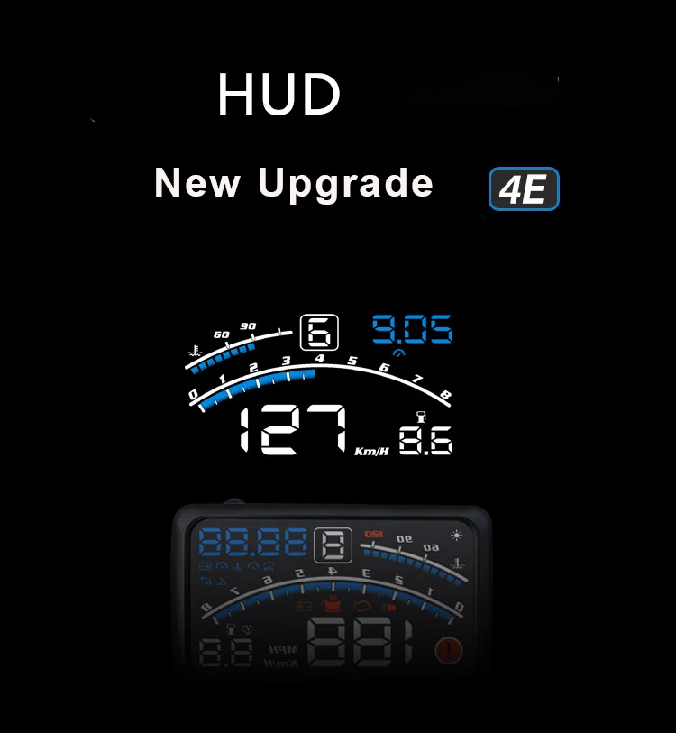 4E ڵ Hud ÷, ڵ  ˶, OBD2   ÷, ڵ ӵ    ׼, HUD 