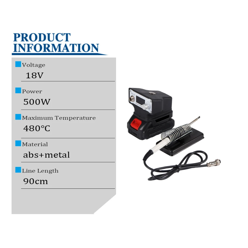 Schweißen Station Lötkolben Station für Makita/Dewalt/Milwaukee 18V 20V Lithium-Batterie Wireless Outdoor Tragbare DIY T12