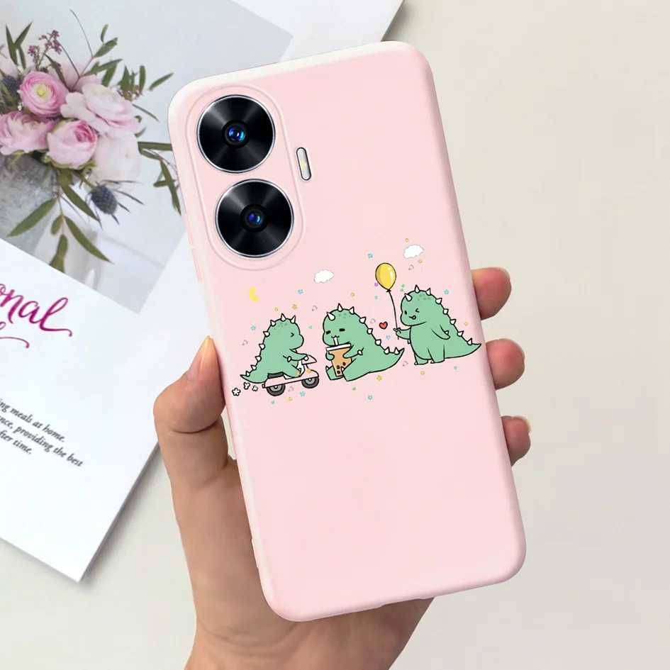 Cute Cartoon Flower Silicone Phone Case - Soft Slim Shockproof Bumper