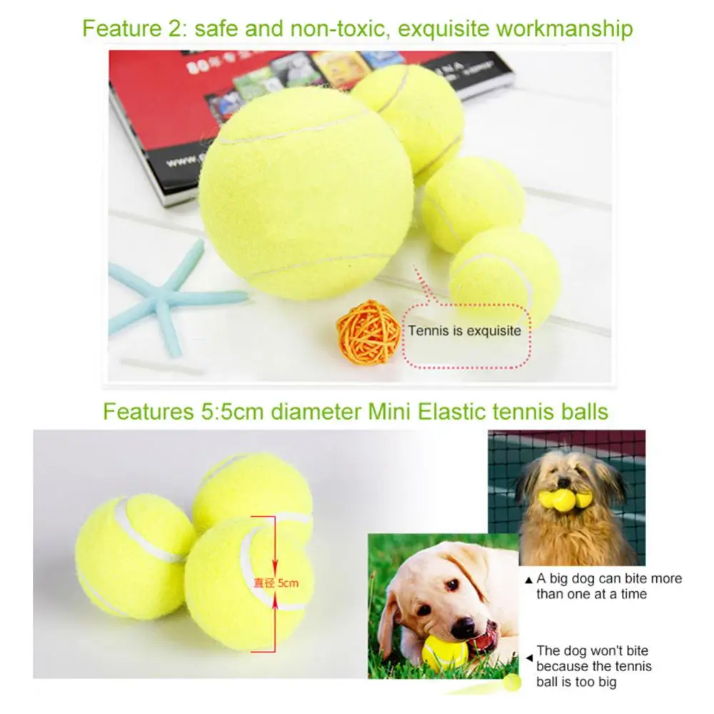 Pet Supplies Launcher Durable Safe Tennis Ball Chew Toys Cute Fun Popular Interactive Dog Toys Chew Toy Exercise Portable