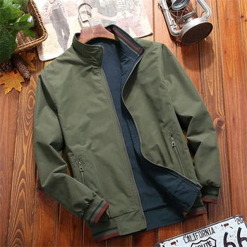 대표팀 재킷 남성용 바람막이 양면 착용 재킷, 야구 재킷, 힙합 스트리트웨어 코트, 단색